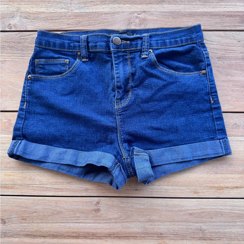 Forever 21 Dark Blue Jean Shorts